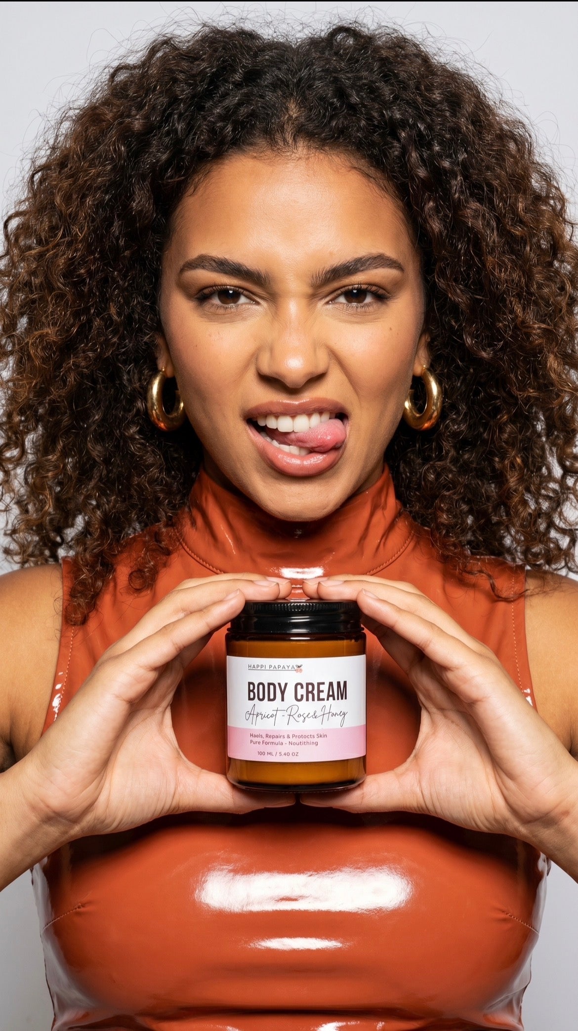 Happi Papaya Body Cream, make your skin Happi.