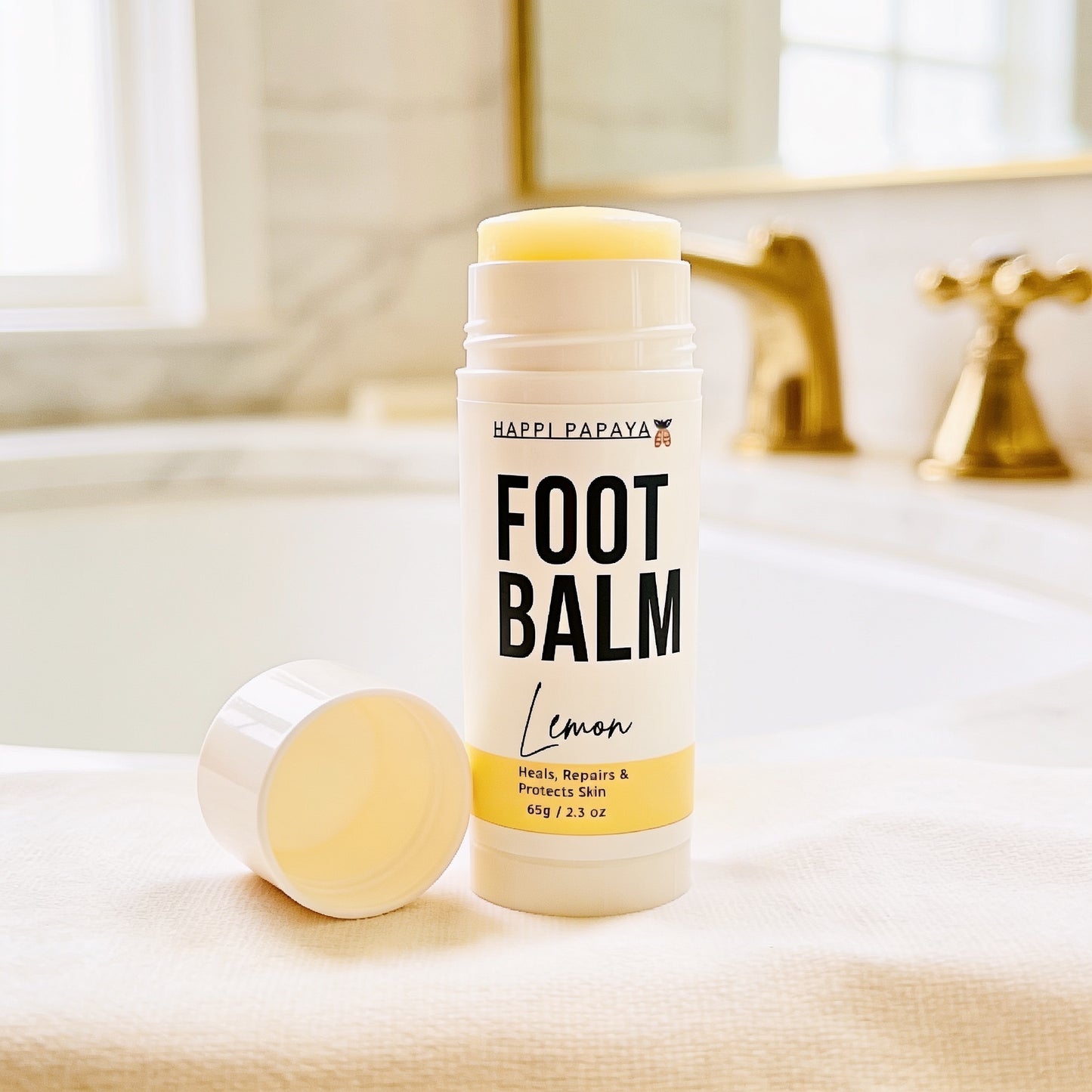 Happi Papaya Foot Balm-Repair, Restore & Maintain.